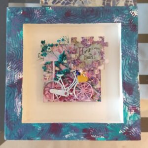 cuadro infantil bici