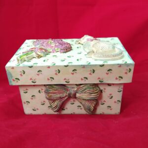 caja infantil gato resina