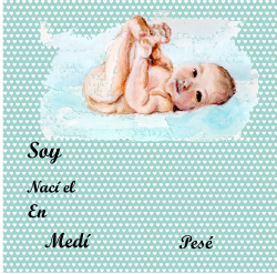 Ilustración Fuengirola, recuerdo de nacimiento y comunión II-a