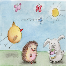 Ilustración Animalitos III-j