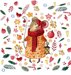 Ilustración Animalitos III-q