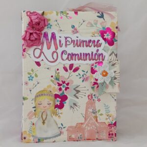 Libro de comunión de niña